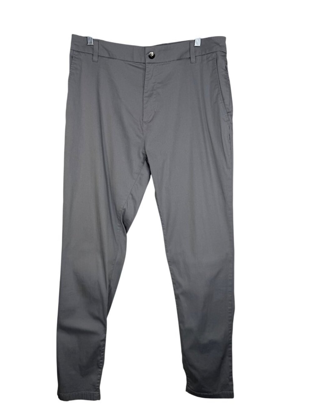 Birddogs Stretch Khakis Slim Fit Pants No Liner in Gray Size 34 Golf Pants